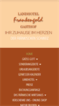 Mobile Screenshot of hotel-frankengold.de